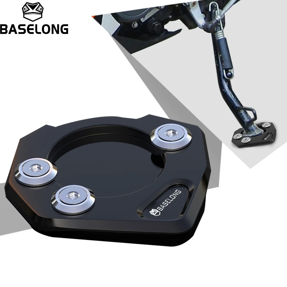 

For KTM 125Duke 200Duke 390Duke 2013-2022 2023 Motorcycle Kickstand Plate Side Stand Pad Enlarger RC125 RC200 RC390 2014-2023