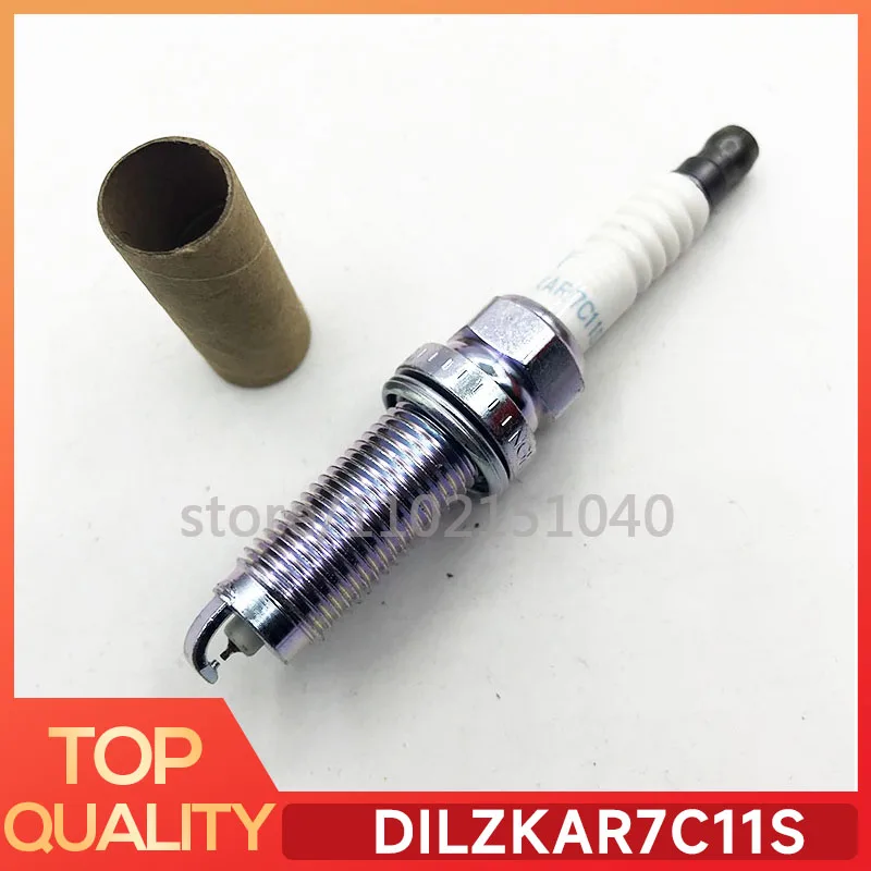 4pcs DILZKAR7C11S 90137 Dual Iridium Spark Plug for Honda HRV HR-V JAZZ VEZEL 1.5 1.5L 12290-5R0-003 L15B1 L13B2 L15B3 L15B4