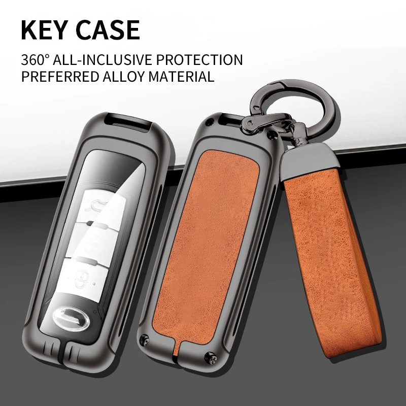 Capa Protetora para Chave de Carro Durável para GAC Trumpchi GS3 GA3 GA4 GS4 GS5 GA5 GA6 - Acessórios e Gadgets Automotivos