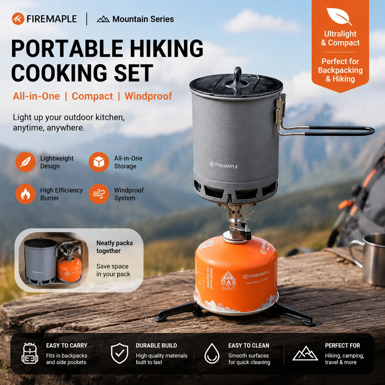 Ultralight Camping Cookware Se - Camping Cooking One Pot recension och pris