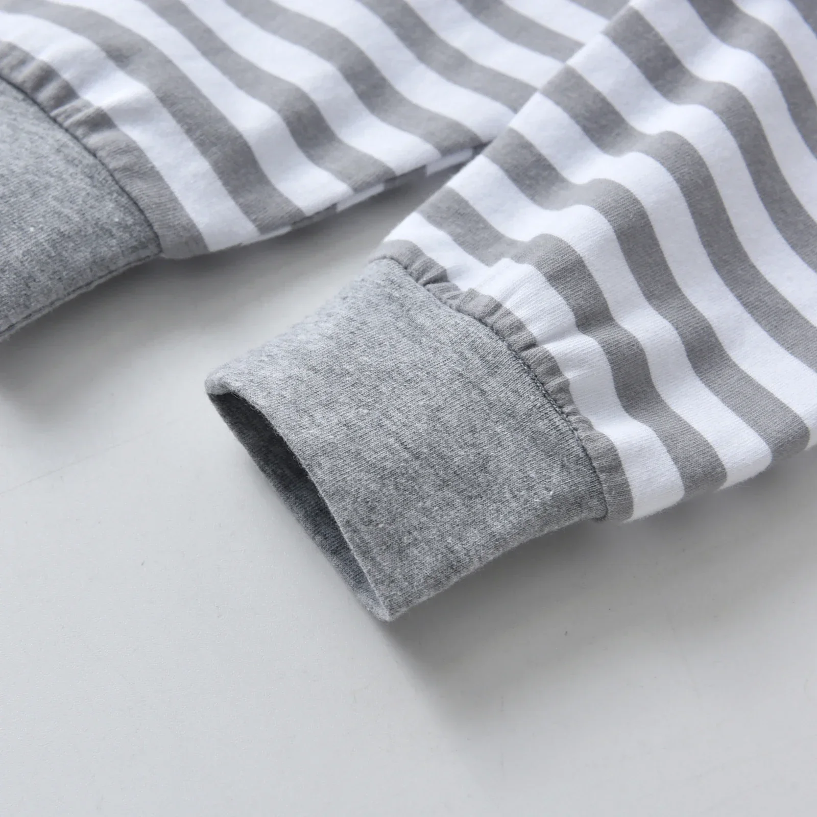 New infant Baby Boy Casual 2pcs Sport Suit Cotton Long Sleeve Hooded Romper Top and Pants Newborn Boys Outfit Clothes Set