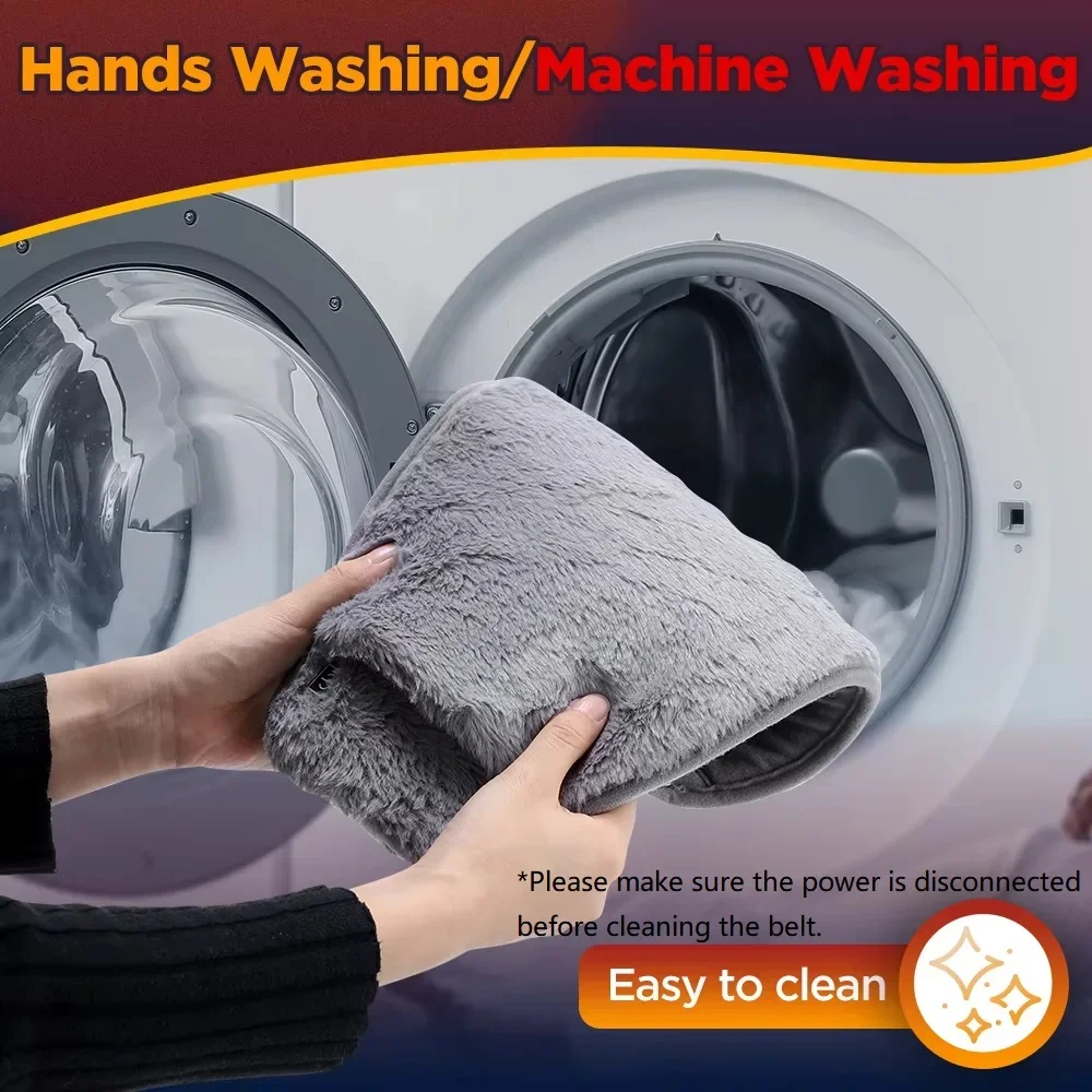 USB بالطاقة التدفئة حزام الخصر جهاز تدفئة محمول لوحة التدفئة الكهربائية لتخفيف آلام الحيض البطن 3 مستوى التحكم في درجة الحرارة