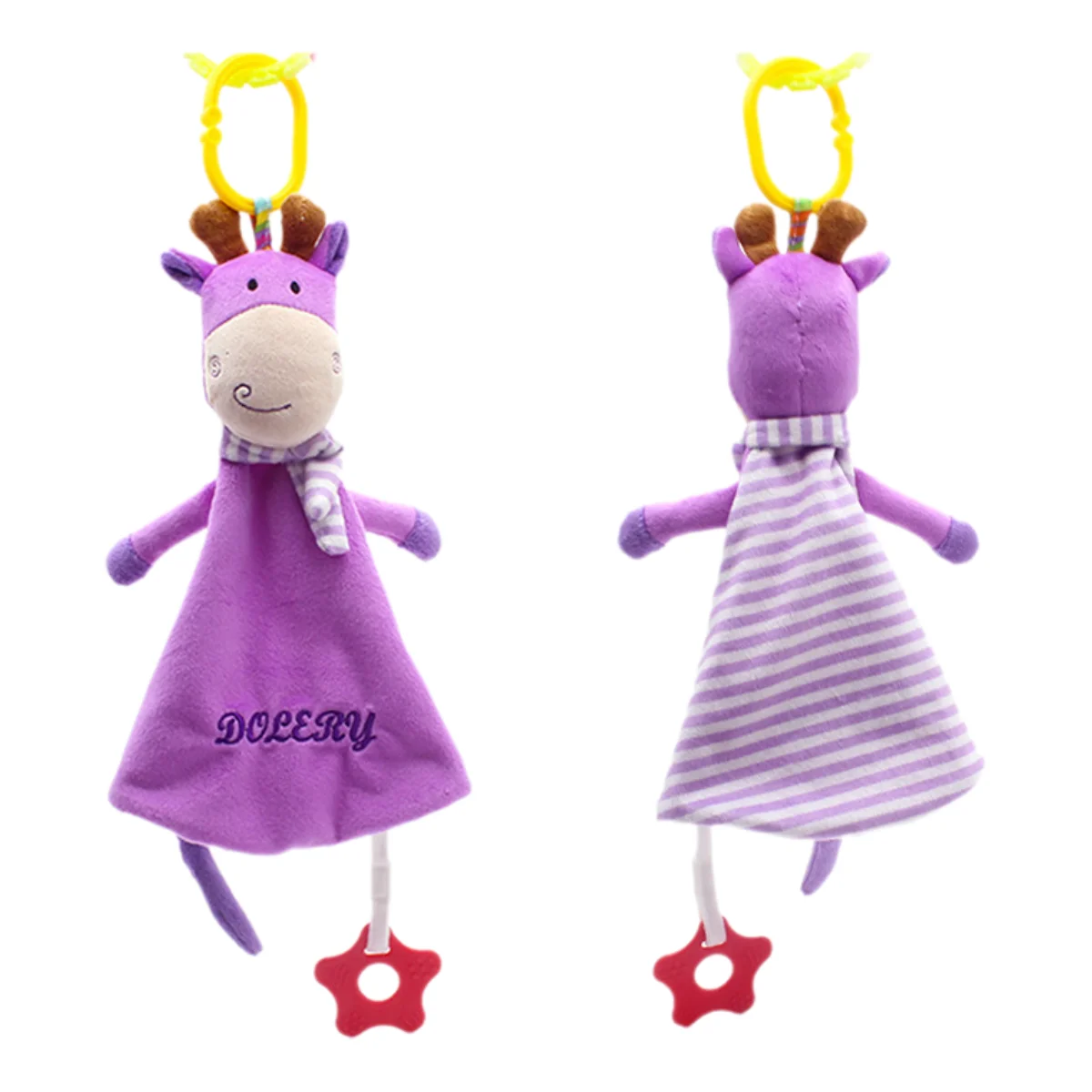 Miękkie pluszowe grzechotki dla niemowląt z gryzakami do wózka, fotelika samochodowego, łóżeczka - wiszące zabawki edukacyjne dla niemowląt, prezenty dla noworodków
