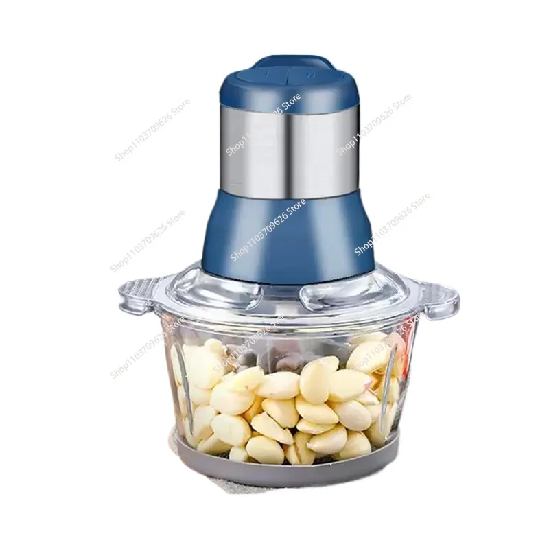 Multfunctional Garlic Peeler Household Electric Meat Grinder Garlic Shredder  Fruit and Vegetable Chopper Kitchen Tool