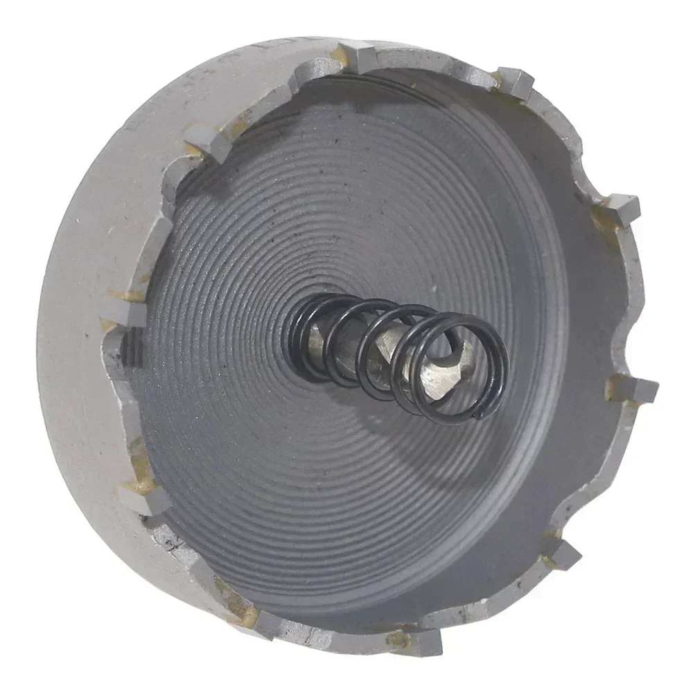 

6Pcs/set 22-65mm Alloy Hole Saw Set Carbide Tip Cutter Core Drill Bit Kits for Stainless Steel Metal Drilling Crown Hole Opener