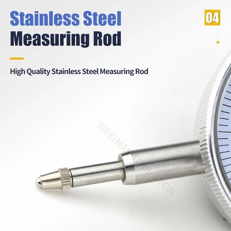 Imagem -05 - Disque Indicador Magnético Titular Gauge Stand Base Micrômetro Ferramenta de Medição 10 mm 010 mm 30 mm 0.8 mm