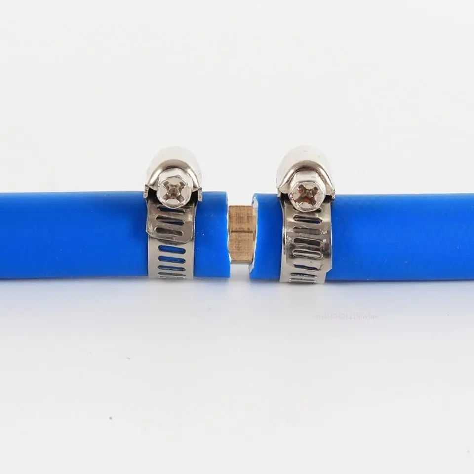 3 4 5 6 8 10 12 14 16 19 25 Mm Brass Straight Hose Pipe Fitting Equal Barb Water Pipe Joint Gas Copper Coupler Connector Adapter