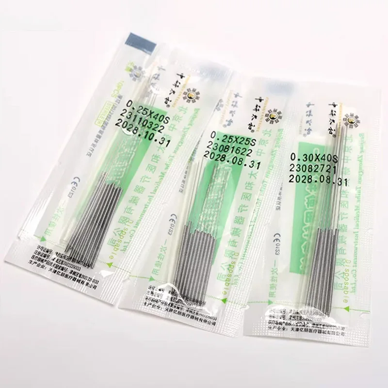 ZHONGYAN TAIHE Sterile Disposable Acupuncture Needles Stainless Steel with Catheter 5 Boxes/2500pcs Medical-Grade Quality