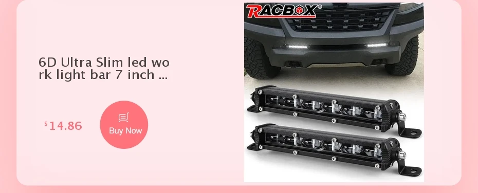 7 Zoll 6D LED-Lichtleiste, bündig montierte LED-Arbeitsleuchte, Auto-Nebelscheinwerfer für Scania LKW, Offroad 4X4, Auto, ATV, SUV, 12V 24V – Detail 3