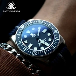 Tactical Frog FXD Titanium Dive Watch Men 42mm NH35 Automatic Mechanical Movement Sapphire Glass 200M Waterproof BGW-9 Luminous