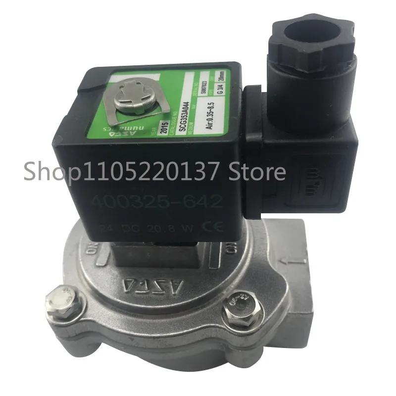 ASCO SCG353A047 Pulse Solenoid Valve Dedusting Solenoid Valve Right Angle Pulse Valve 1.5