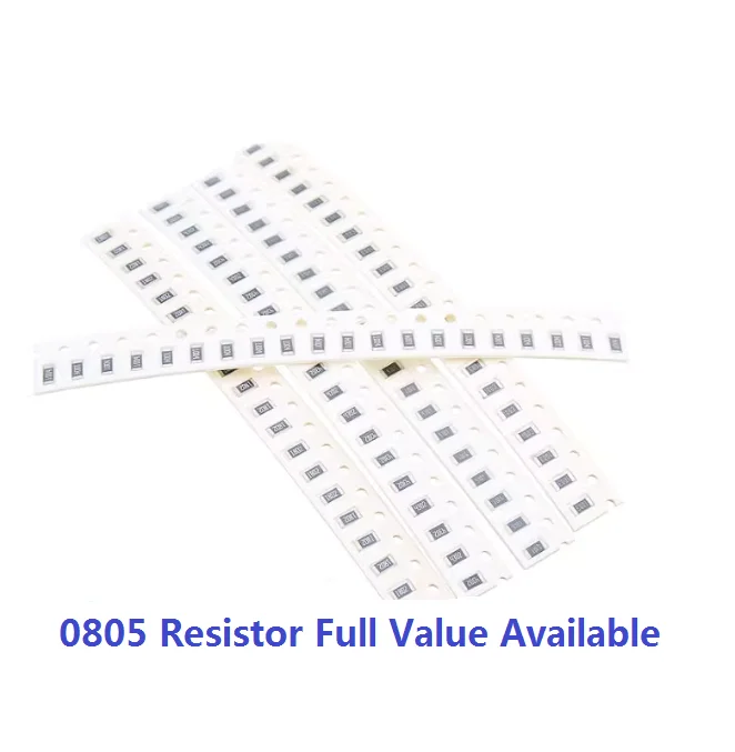 100pcs 0805 5% SMD 칩 저항기 10K 옴 10R 100R 470R 330R 1K 2.2K 10K 100K 0R 1R 2./3/4/5/6/7/8/9/K/R 220 옴 0R-10M 키트