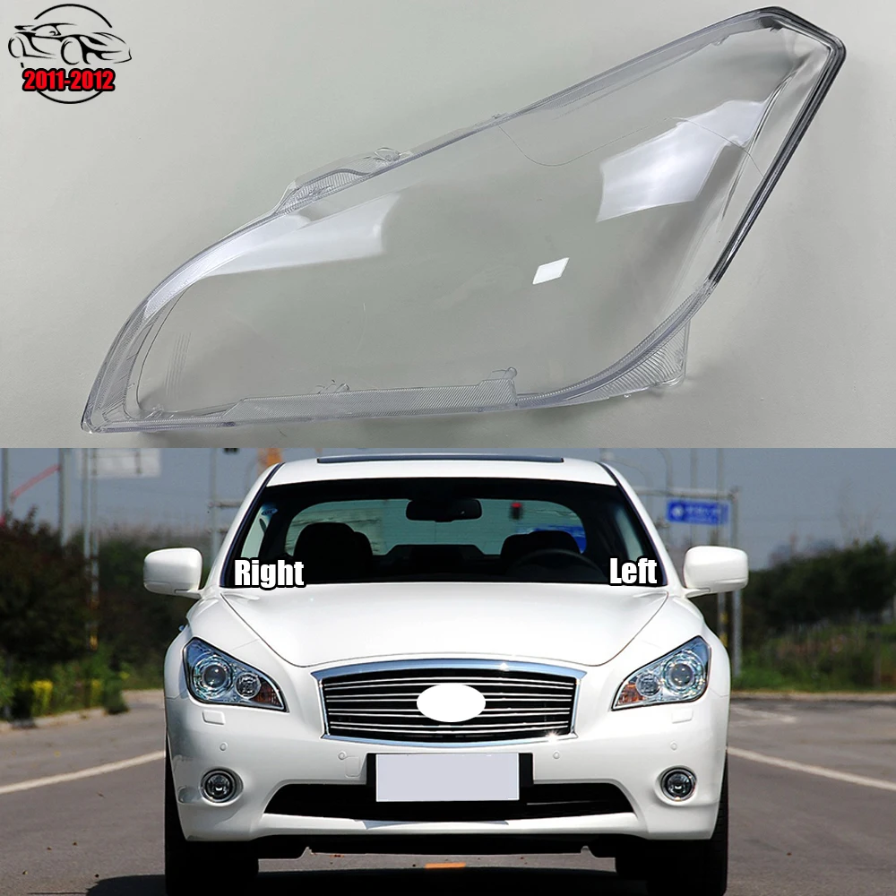 

For Infiniti M Series M25 M35 M37 2011 2012 Front Headlight Lens Lamp Transparent Shade Shell Light Lampshade Cover