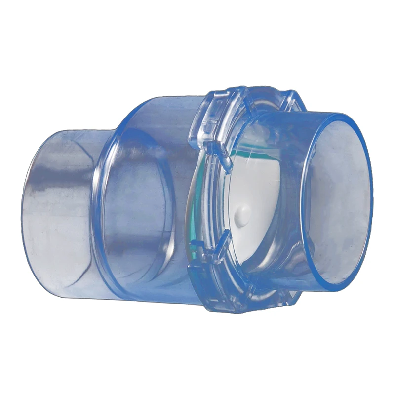 UPVC flap transparent check valve Drainpipe Non-return Flap Valve check valve Combination sets Kitchen sewer deodorizationm 50mm