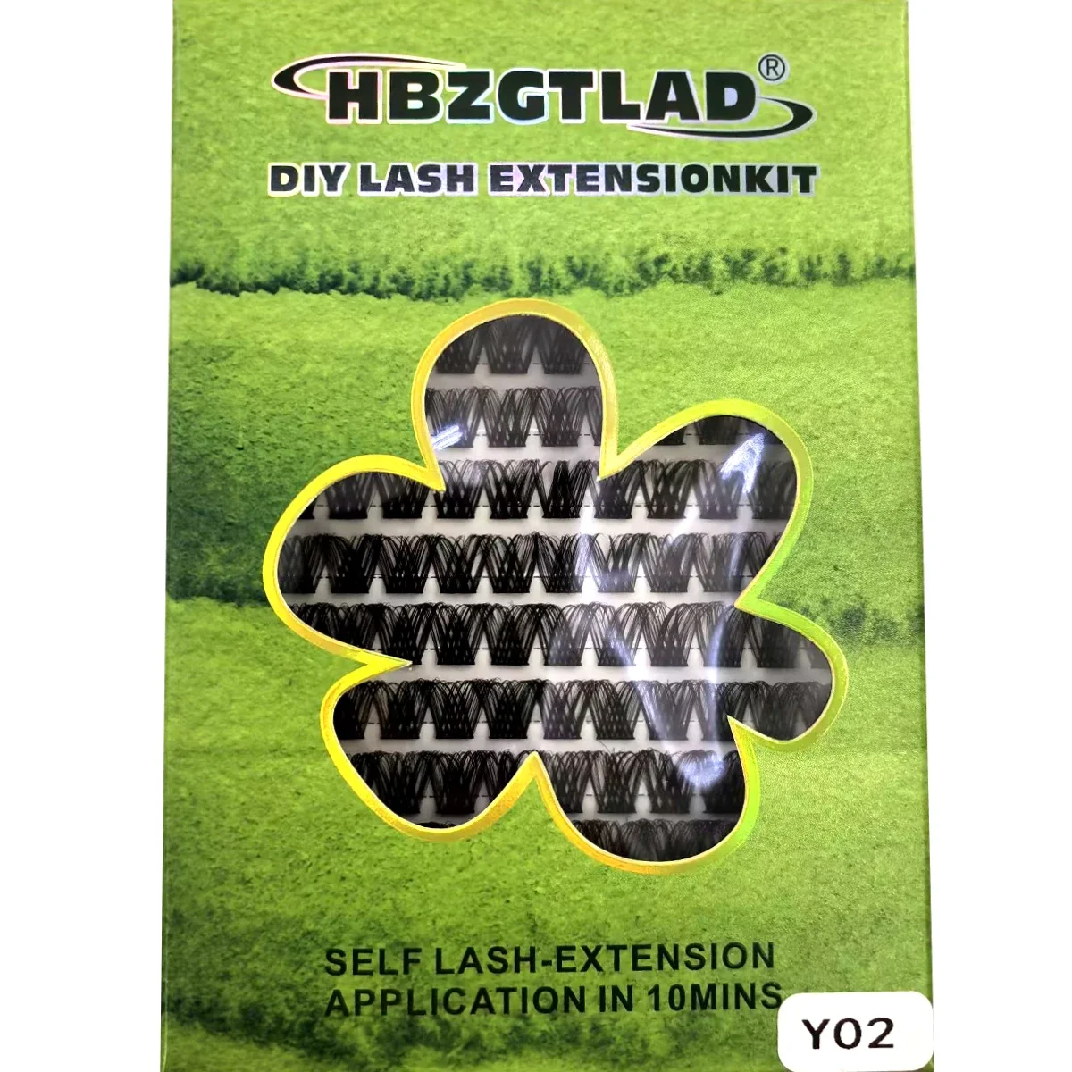 HBZGTLAD 14 Reihen Flauschige Einzelwimpern-Cluster, Wimpernverlängerungen, Künstliche Wimpern für DIY zu Hause, Cluster-Make-up, Wimpernwerkzeuge