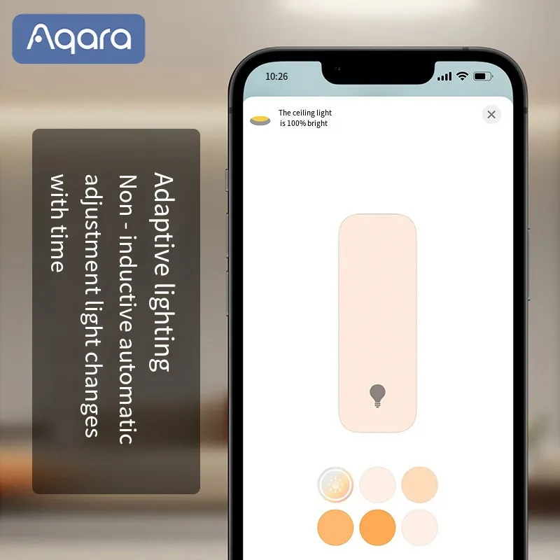 Aqara L1 Plafoniera intelligente Zigbee Lampada a temperatura di colore regolabile Luce di collegamento intelligente Funziona con l'APP Homekit Mi Home