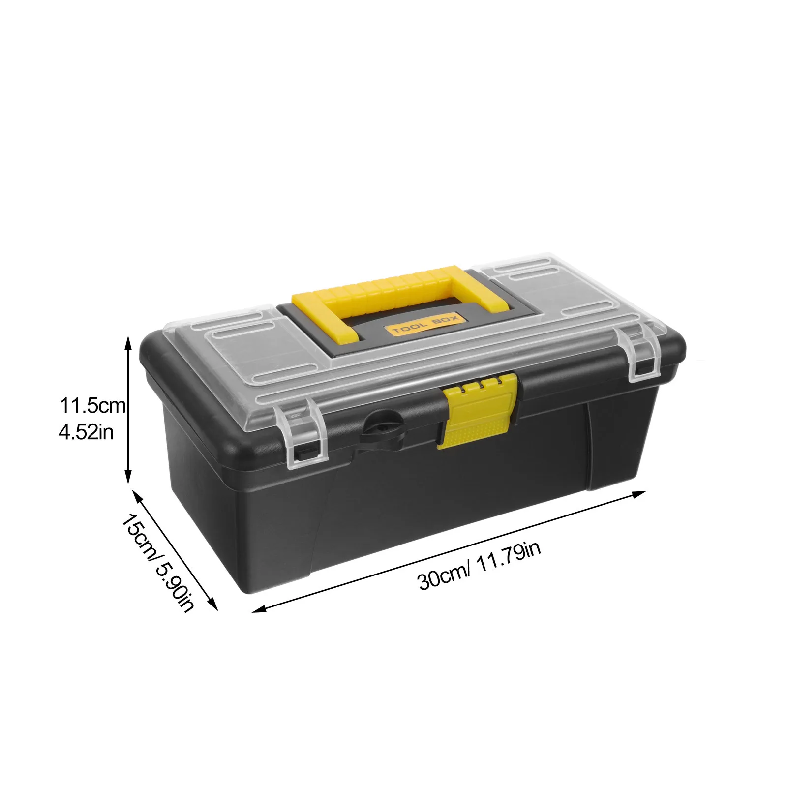工具箱オーガナイザー プラスチック製工具収納ボックス メカニック用ハンドツール 電動工具 車載工具箱 コンテナ