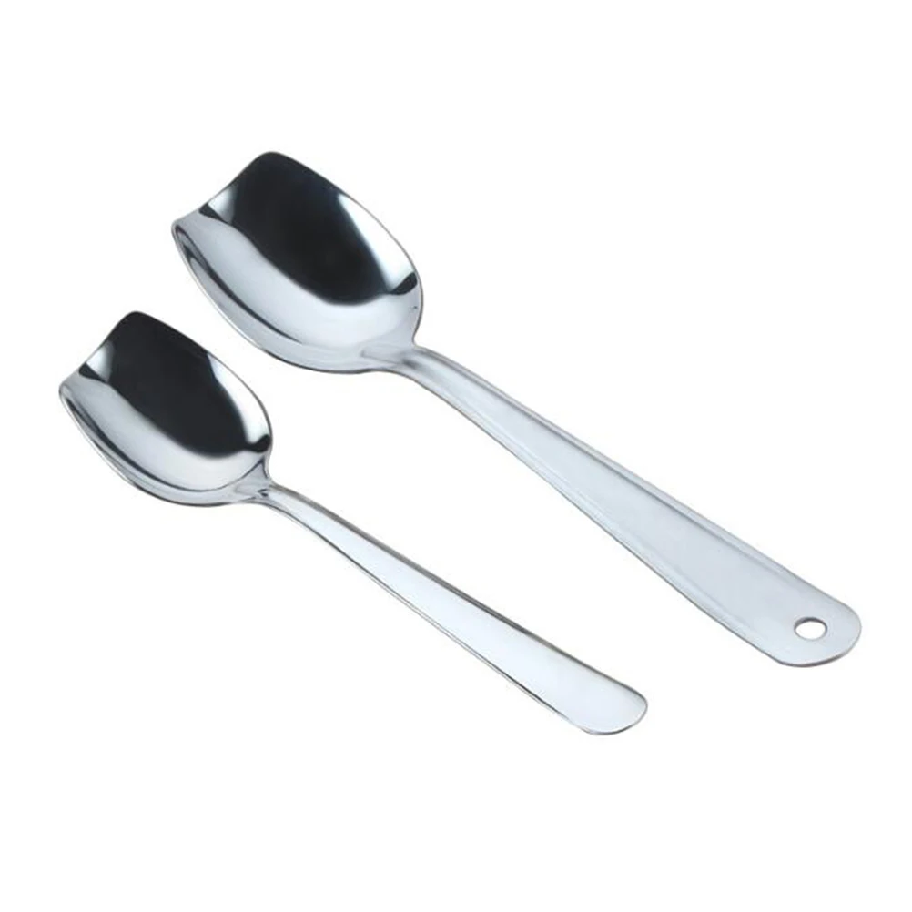 

Stainless Steel Soup Colander Spoon Reusable Food Serving Hollow Salad Western Tableware Ergonomic Handle Easy Clean Kitchen