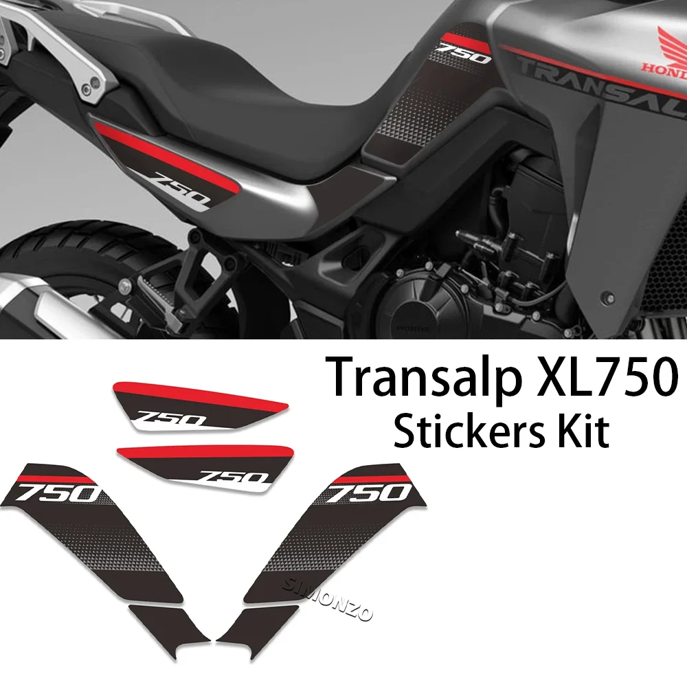 

Для Honda Transalp 750 XL 750 Transalp Transalp XL750, комплект наклеек, наклейки на топливный бак, защита краски, аксессуары XL750 2023