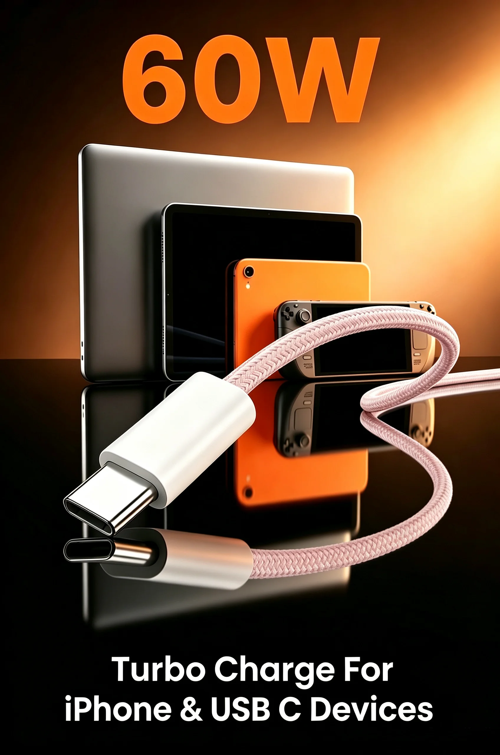 NNBILI 10 Stück 60W USB Typ C zu USB C Kabel für iPhone 17 Schnellladekabel für Macbook Samsung Xiaomi USB C Kabel 0,5M/1M – Detail 1