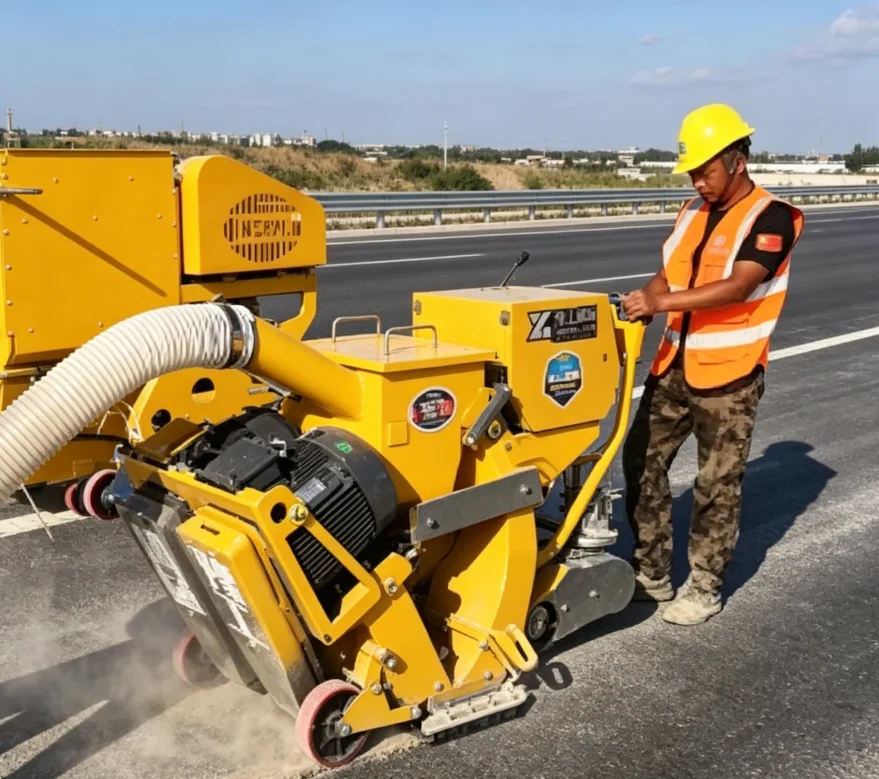 Eco-Friendly 550mm Shot Blasting Machine No Damage for Aggregate Recovery