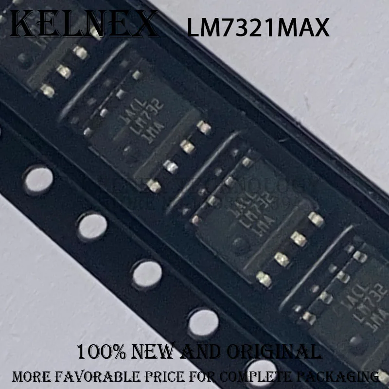 LM7321MAX original, NOPB, LM7321MA, LM7321, SOIC8, novo, 2 PCes