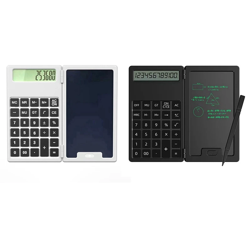 

Calculator With Writing Board 12 Digits LCD Display Desktop Calculator Portable Calculator For Office School And Home