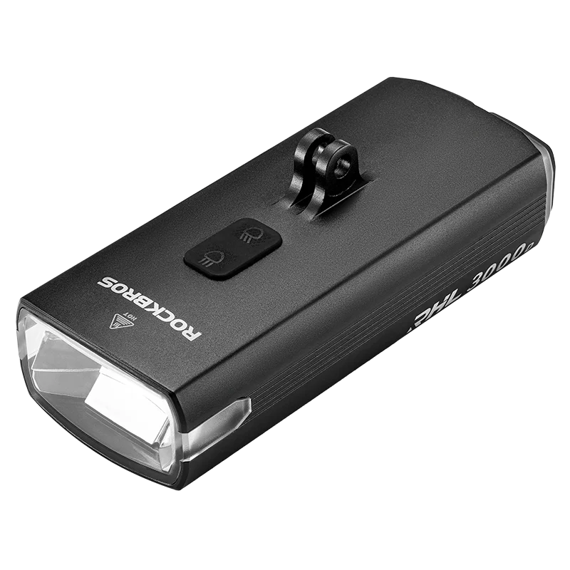 AliExpress ROCKBROS Bicycle Head Light 3000LM High Brightness Lightweight Aluminum Alloy Front Light Type-C Charging Light Bike Accessories