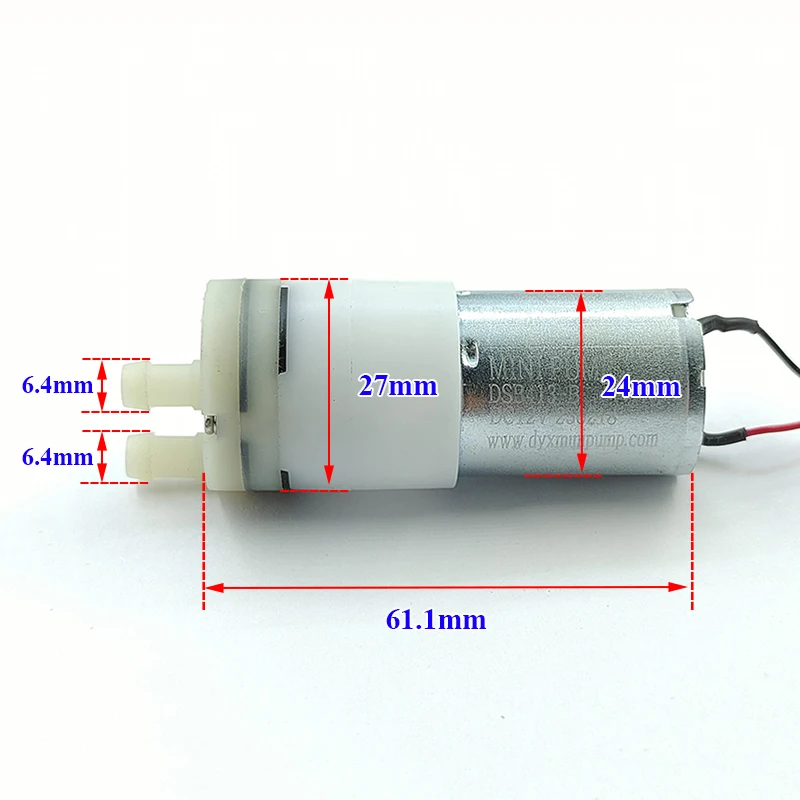 DSB413-B DC 12V 0.9L/min Micro Mini 370 Motor Diaphragm Pump Self-priming Suction Water Pump DIY Tea Bar Machine