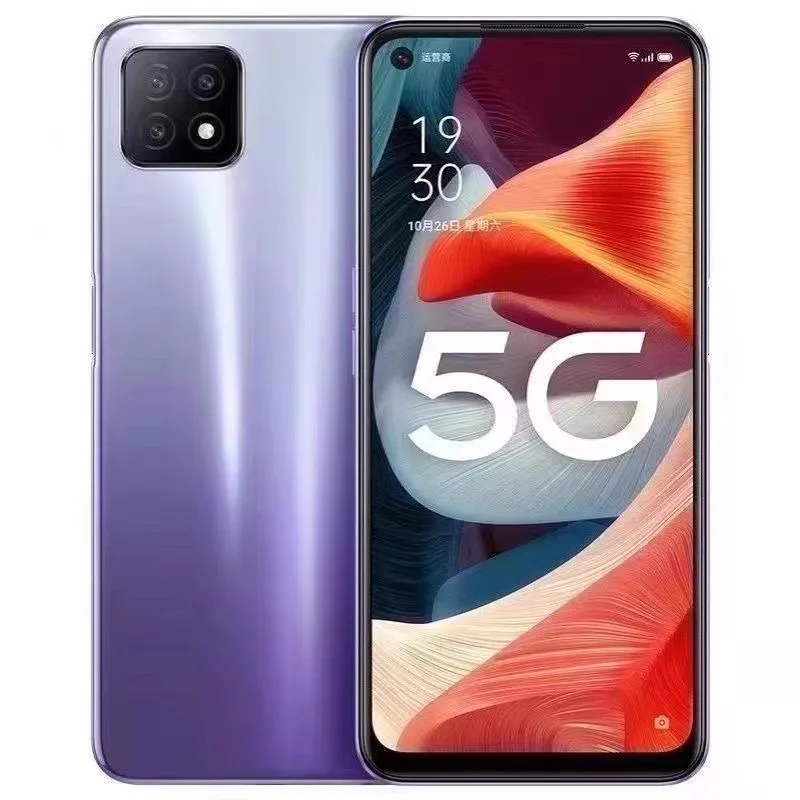 هاتف OPPO A53 5G كامل Netcom 5G ثنائي الوضع، آلة احتياطية للعمل للطلاب وكبار السن، هاتف محمول ذكي بشاشة كبيرة 2