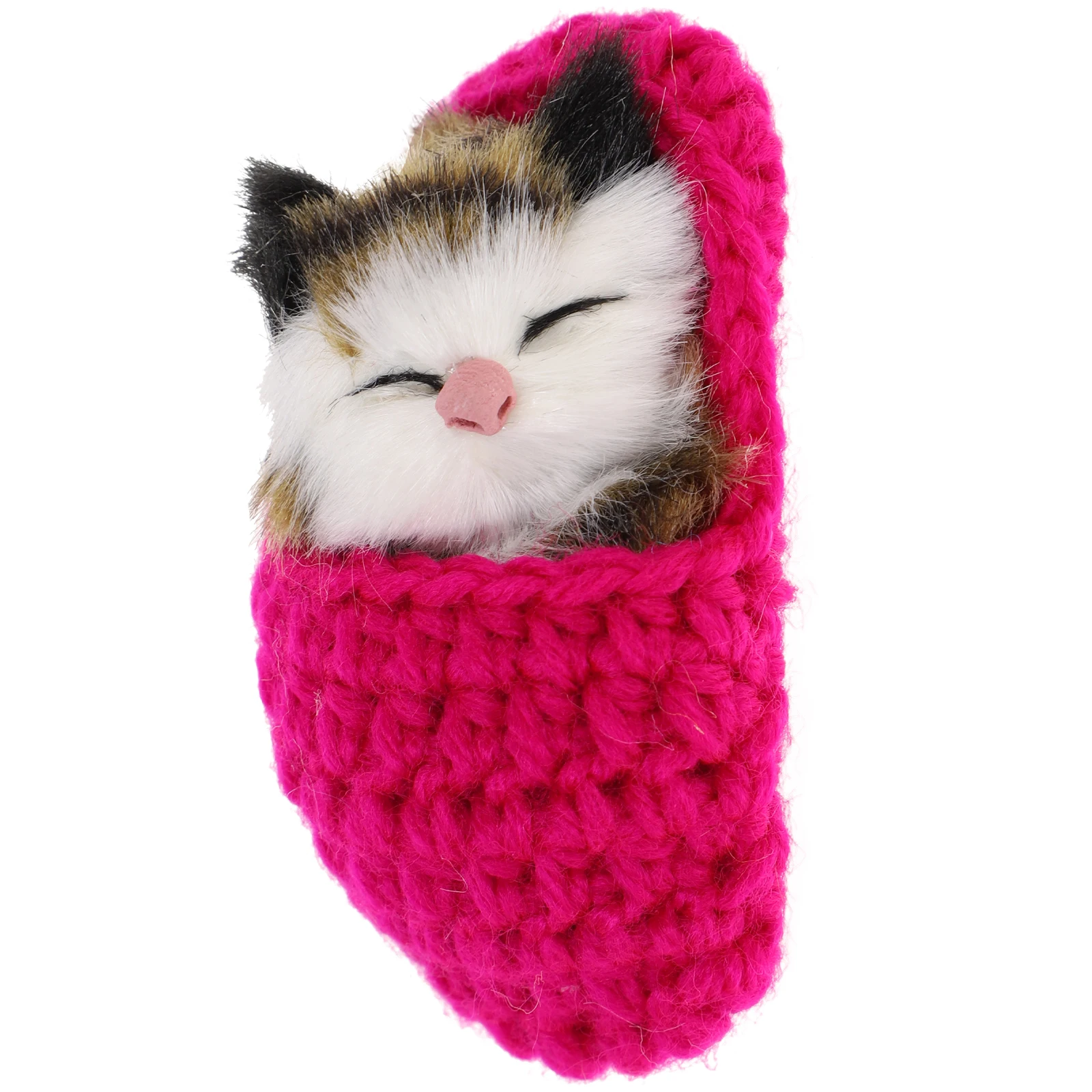

Mini Kitten Shoe Toy Sleeping Cat Slipper H Toys Kids Christmas Party Wedding Decor Stuffed Animals