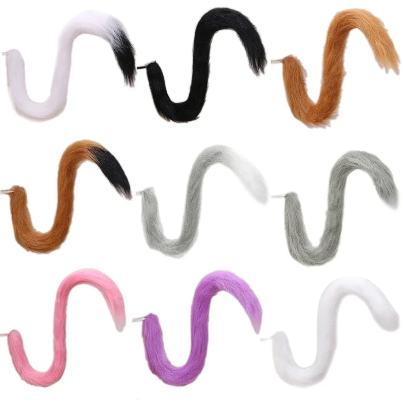 

Long Flexible Plush for Cat Tail Adults Kids Cosplay Long Tail Fancy Dress Acces