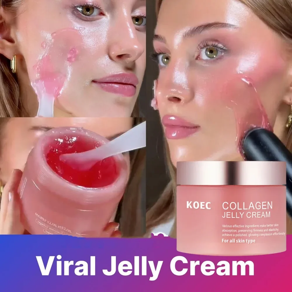 

Face Mask Collegen Jelly Cream Deeply Hydrates Firming Glowing Reduce Sagging & Wrinkle for Glowing Boosts Skin Korean Skin Care