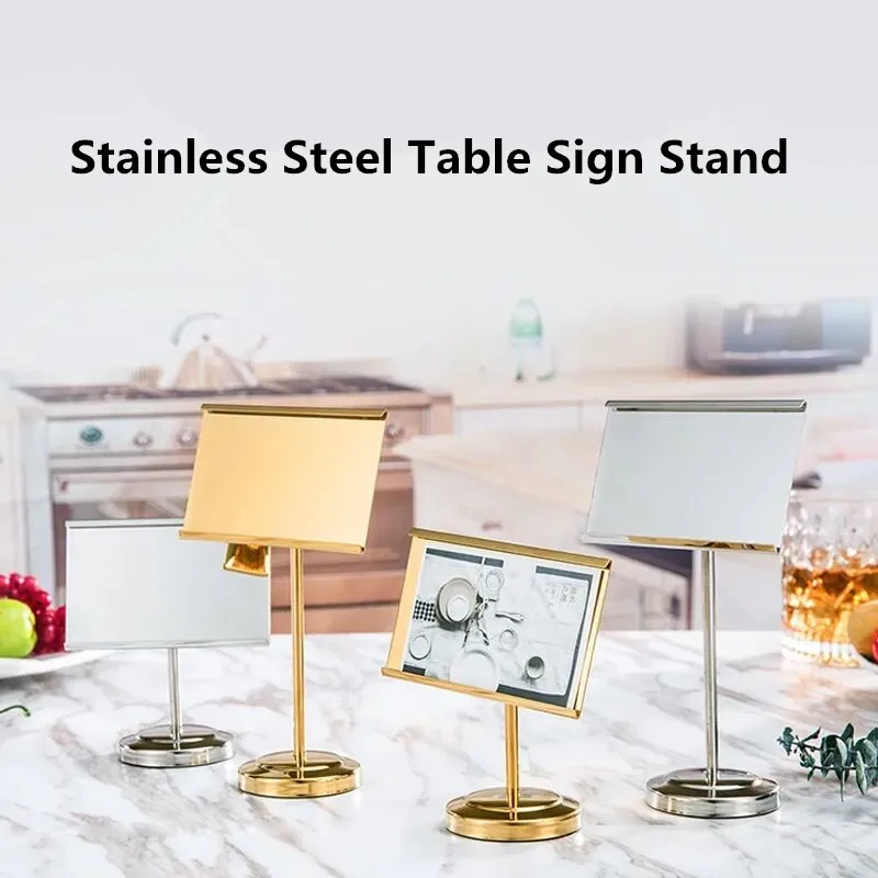 Small Metal Table Number Place Card Holder Wedding Reception Menu Paper Picture Holder Price Label Holder Stand
