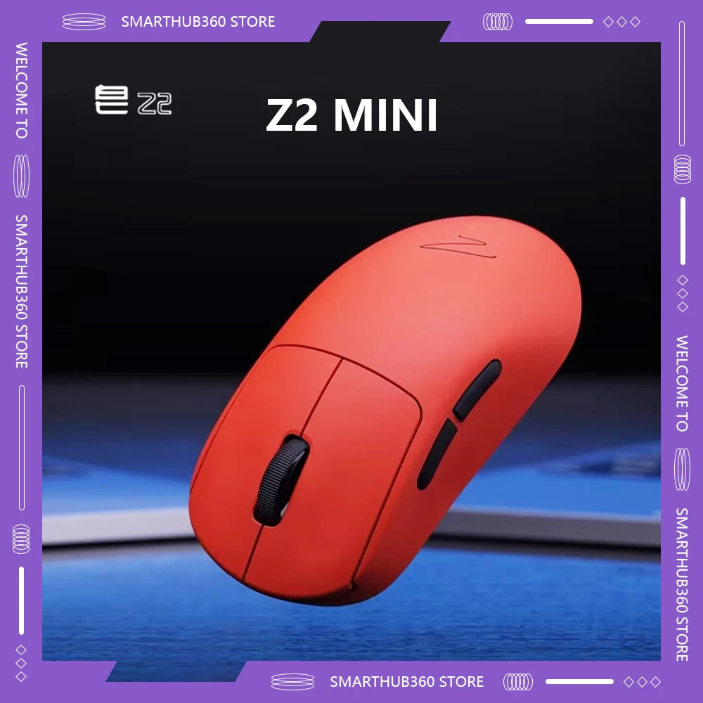 Zaopin Z2 Mini Wireless Mouse 4K PW3395 Sensor Three Mode Return Low Delay Lightweigh Gaming Mouse Ergonomics PC Gamer Accessory