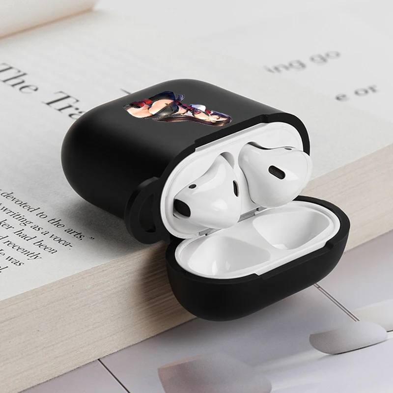 Kawaii japonês mangá anime hentai waifu meninas capa de silicone macio para airpods pro 3 2 1 bluetooth fone de ouvido capa airpod casos