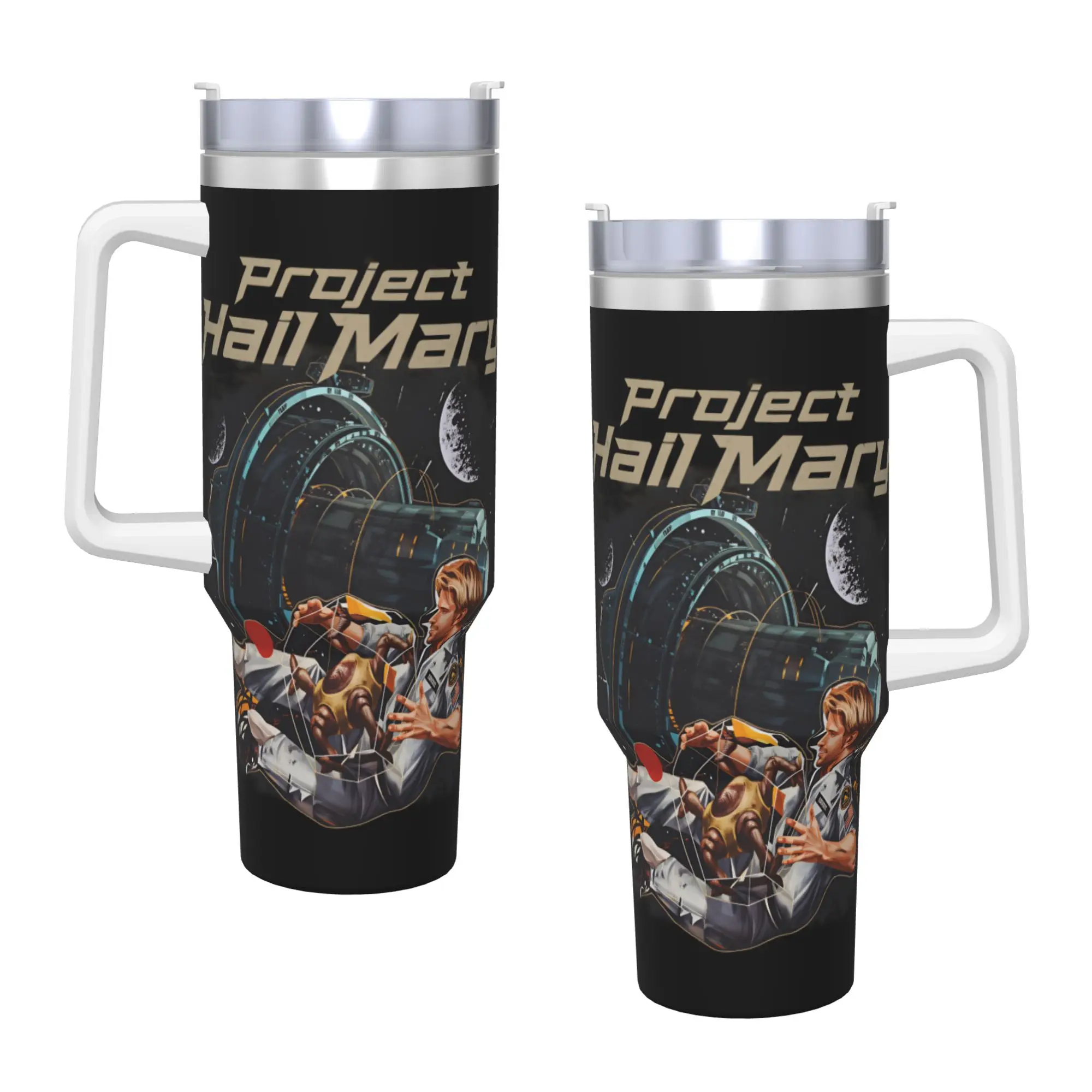 Project Hail Mary 2026 Stainless Steel Tumbler  Travel Car Mugs Large Thermal Cups Keep Heat Hot Drinks Milk Tea Water Bottle