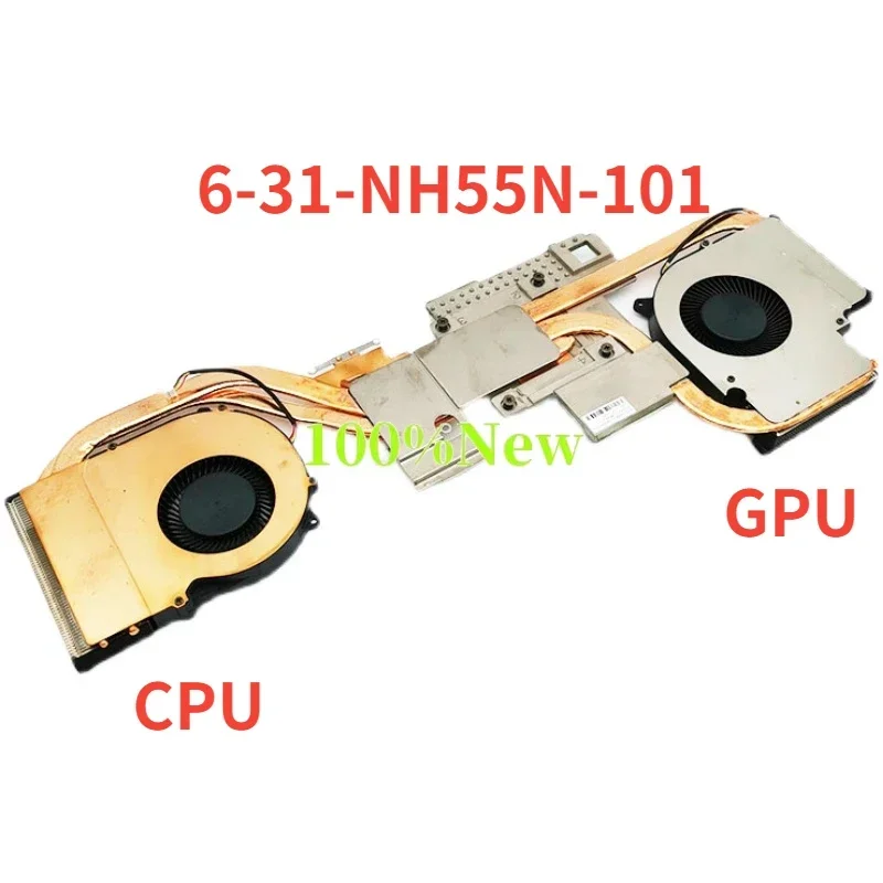 New Original Laptop Cooler CPU GPU Cooling Fan For Hasee Z7/T Z8 G8 TA7NS TA7NP TA5NS TA5NA TA7NA TA5NP CU7NS 6-31-NH55N-101