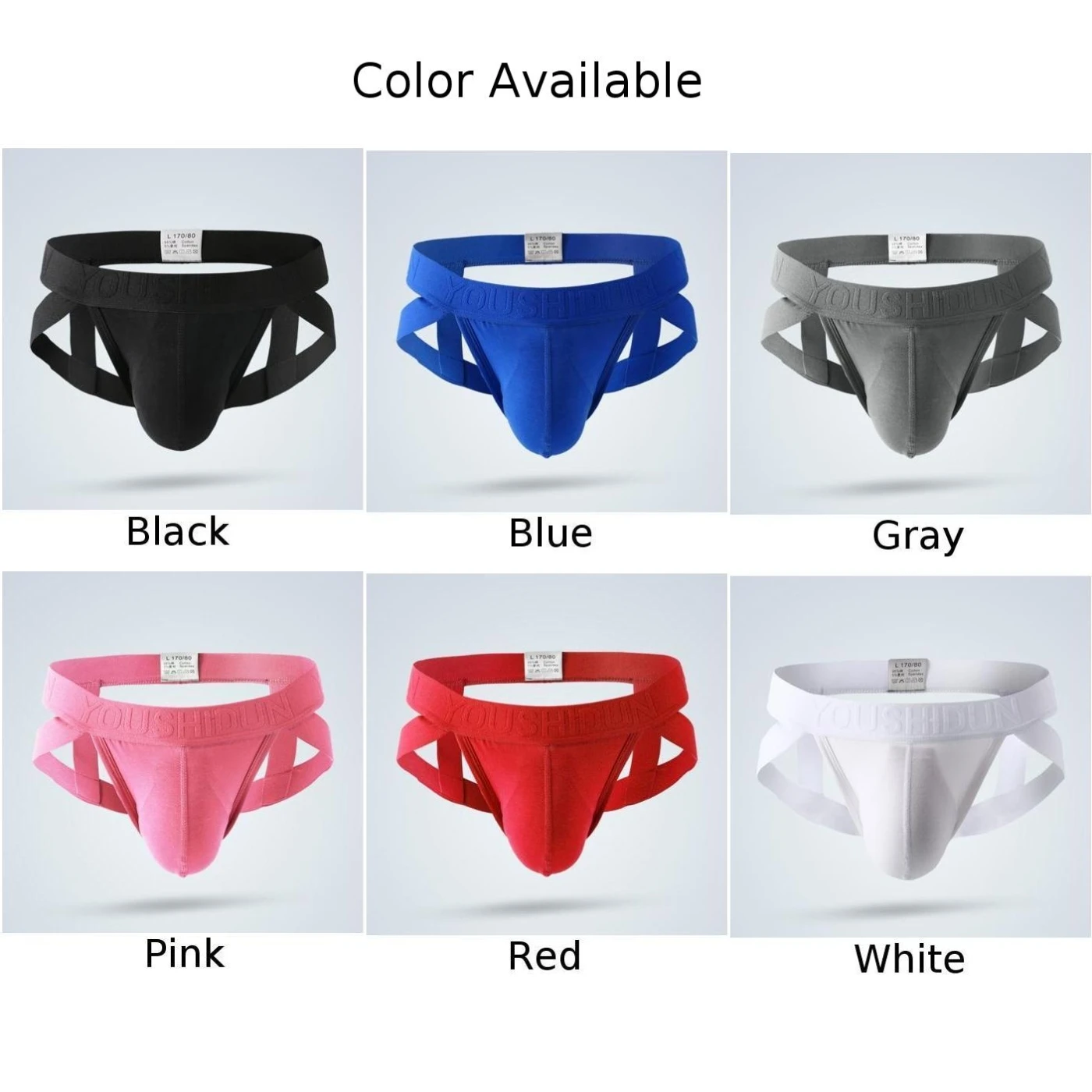 Low Waist Panties Underpants Summer Breathable Panties 6 Colors Soft Pouch Bikini Thong Lingerie Underwear Men Thong
