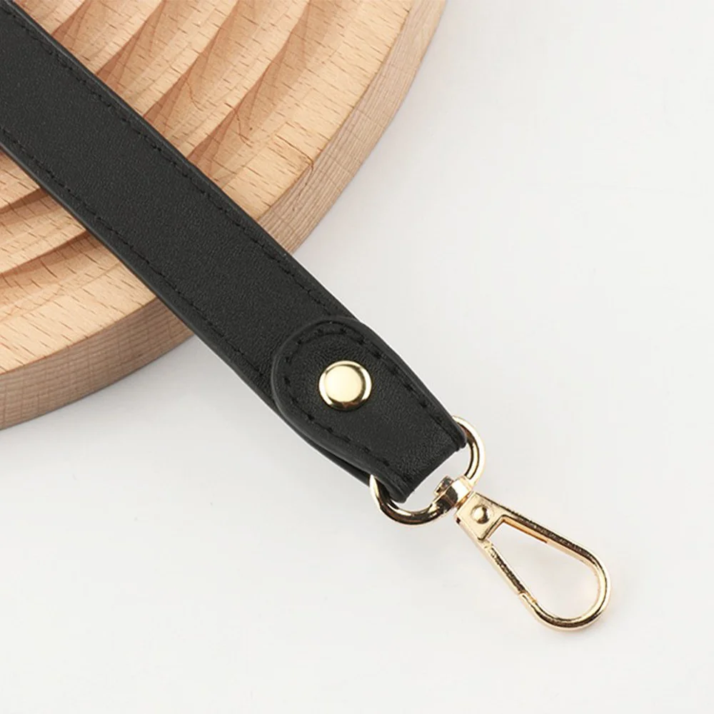 Single Shoulder Hand-held Leather Shoulder Strap Solid Color Luggage Accessor Bag Leather Shoulder Strap Thin Shoulder Strap