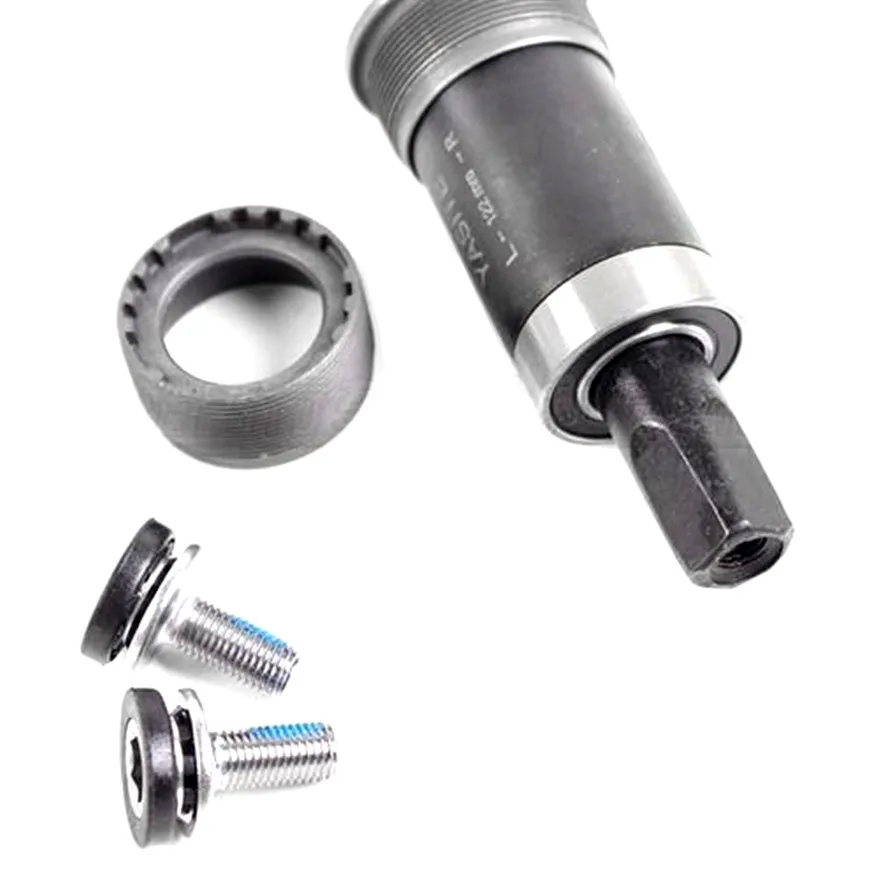 Mountain Bicycle Bottom Bracket BB MTB Bike Quare Hole Crank 107/113/118/120/122/124/127mm Waterproof Screws