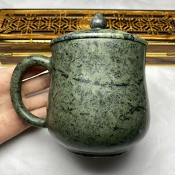 Taza de agua de piedra de rey de medicina Natural, taza de agua de meteorito de tesoro tibetano