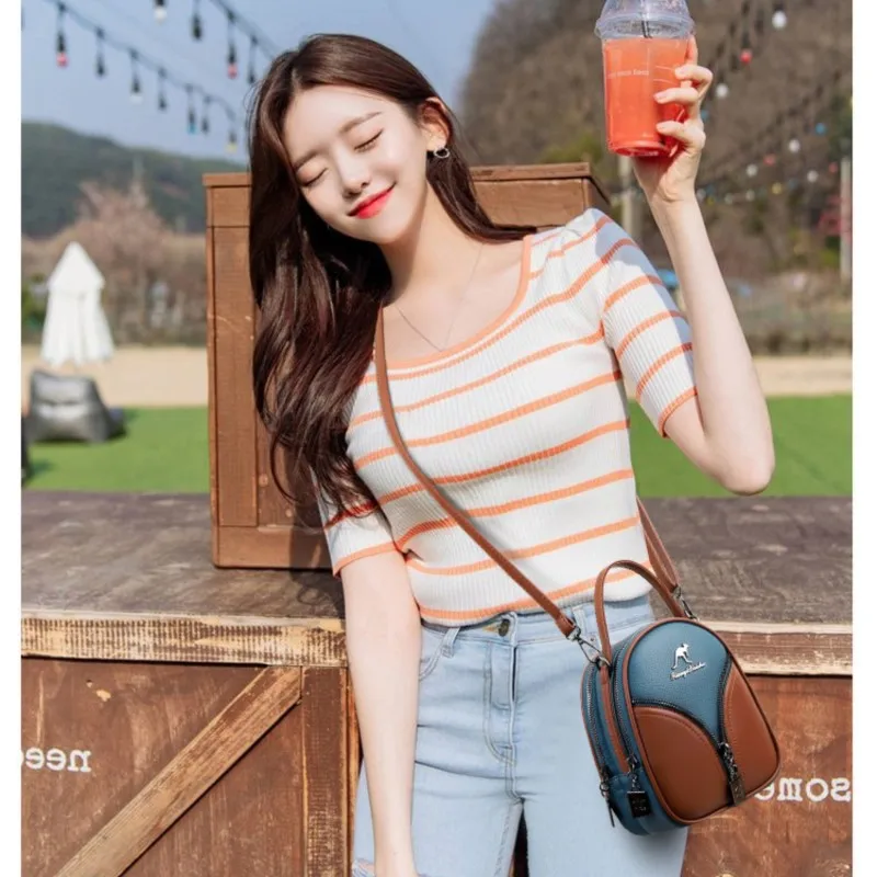 Women's Soft PU Leather Trend Shoulder Bag Handbags Designers Luxury Female Top-handle Crossbody Bag Large-capacity Fashion Tote