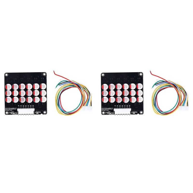 ABDE-2X 6S Active Equalizer Balancer Lifepo4 / Lipo/ LTO Battery Energy Equalization Capacitor BMS Board