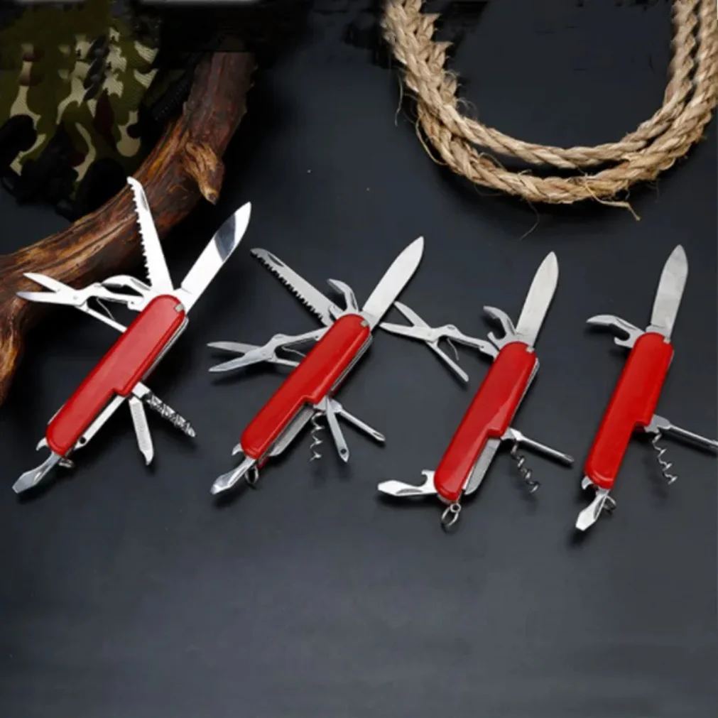 متعددة الوظائف السويسري سكين للفرد الفولاذ المقاوم للصدأ 5/7/9/11 IN1 الصيد في الهواء الطلق سكين جيب كماشة التخييم سكينة سرفايفل أدوات