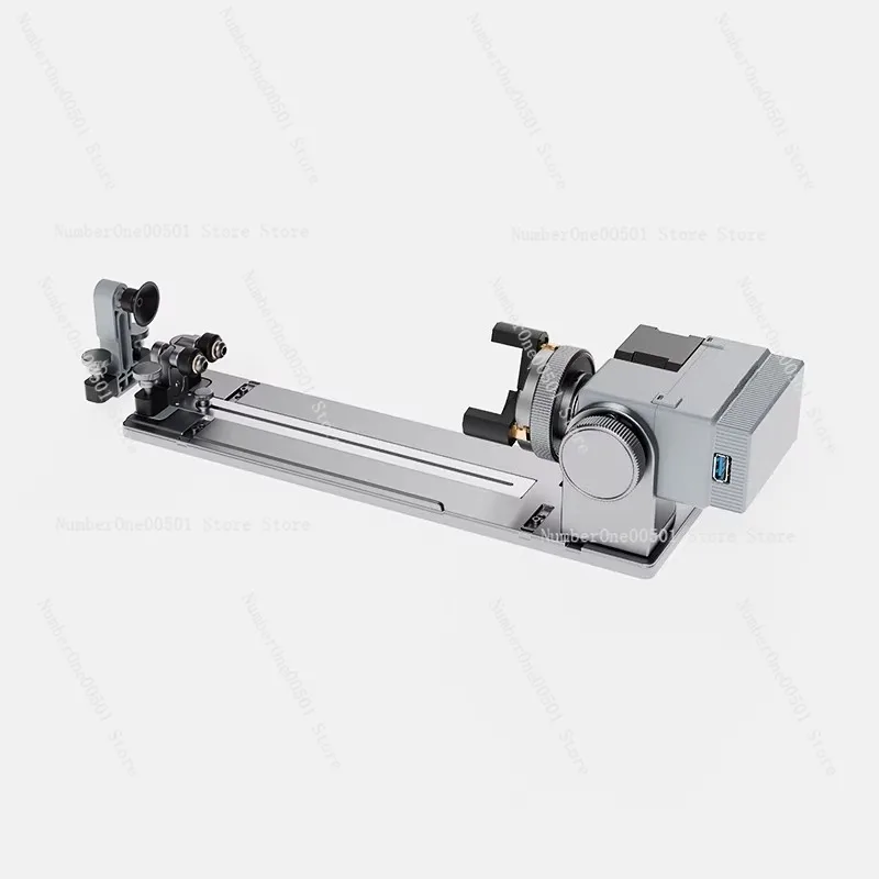 R8 Rotary Chuck Small Laser Engraver Attachment Rotary Roller for Curved Sphere Cylinder Engraving