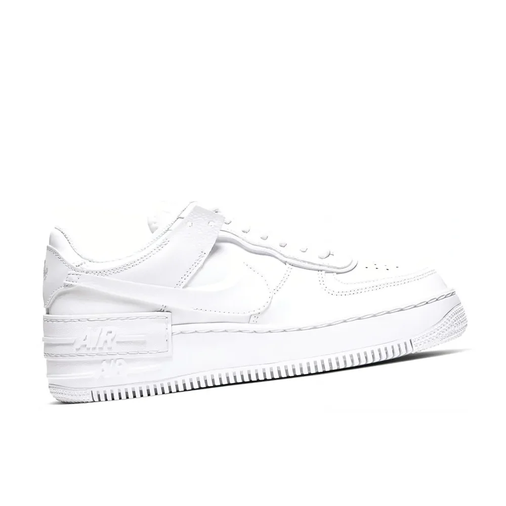 Nike Original White Air Force 1 Shadow Simple low-top boardshorts Anti-skid Wear-resistant Women's Casual Shoe