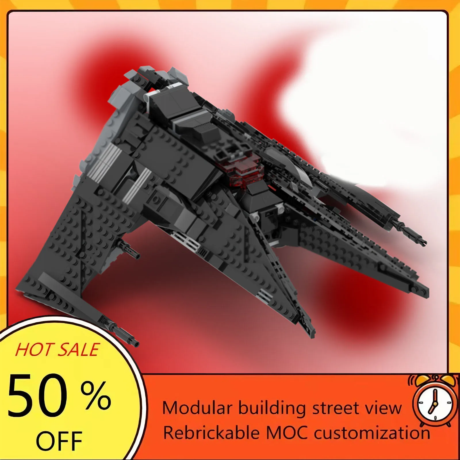 

Набор для сборки космического корабля из 728 деталей, популярная модель по мотивам фильма «Звёздные войны», модульные строительные блоки, технологичный подарок, игрушка для детей на праздники