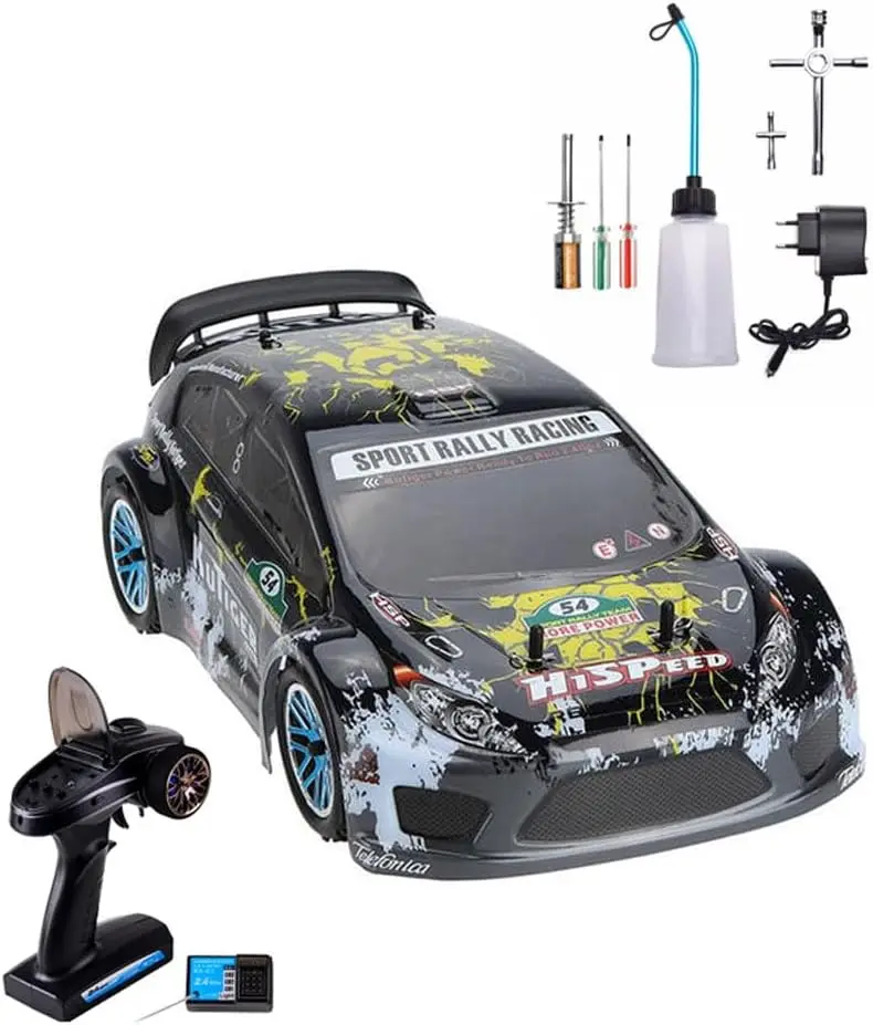 Adult RC Truck 1/10 Scale Two Speed 2.4G Full Proportional Nitro Gas Power Car Hobby Grade Racing Piv with 18CXP Engine