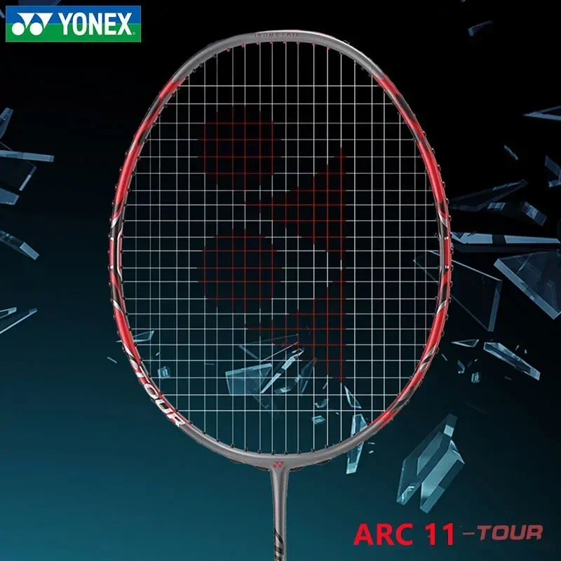 Yonex-Raquette de badminton ARCSAtextures 11 et 7 PRO, arc et flèche, ensemble professionnel, haute qualité, tout carbone avec ligne